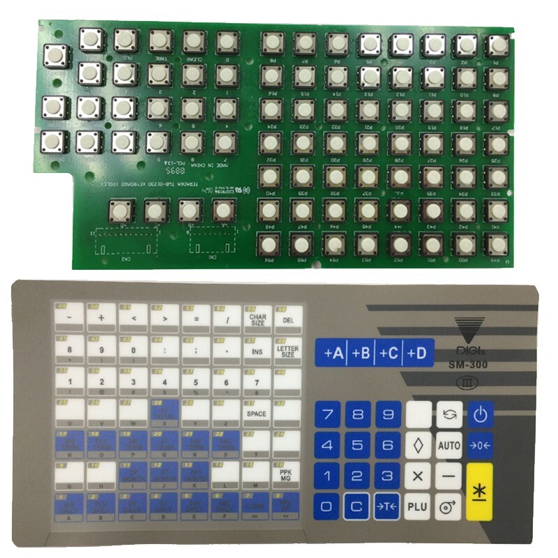 Keyboard & Internal Circuitry Keypad For DIGI SM300 SM300P SM80XP Balance Scales