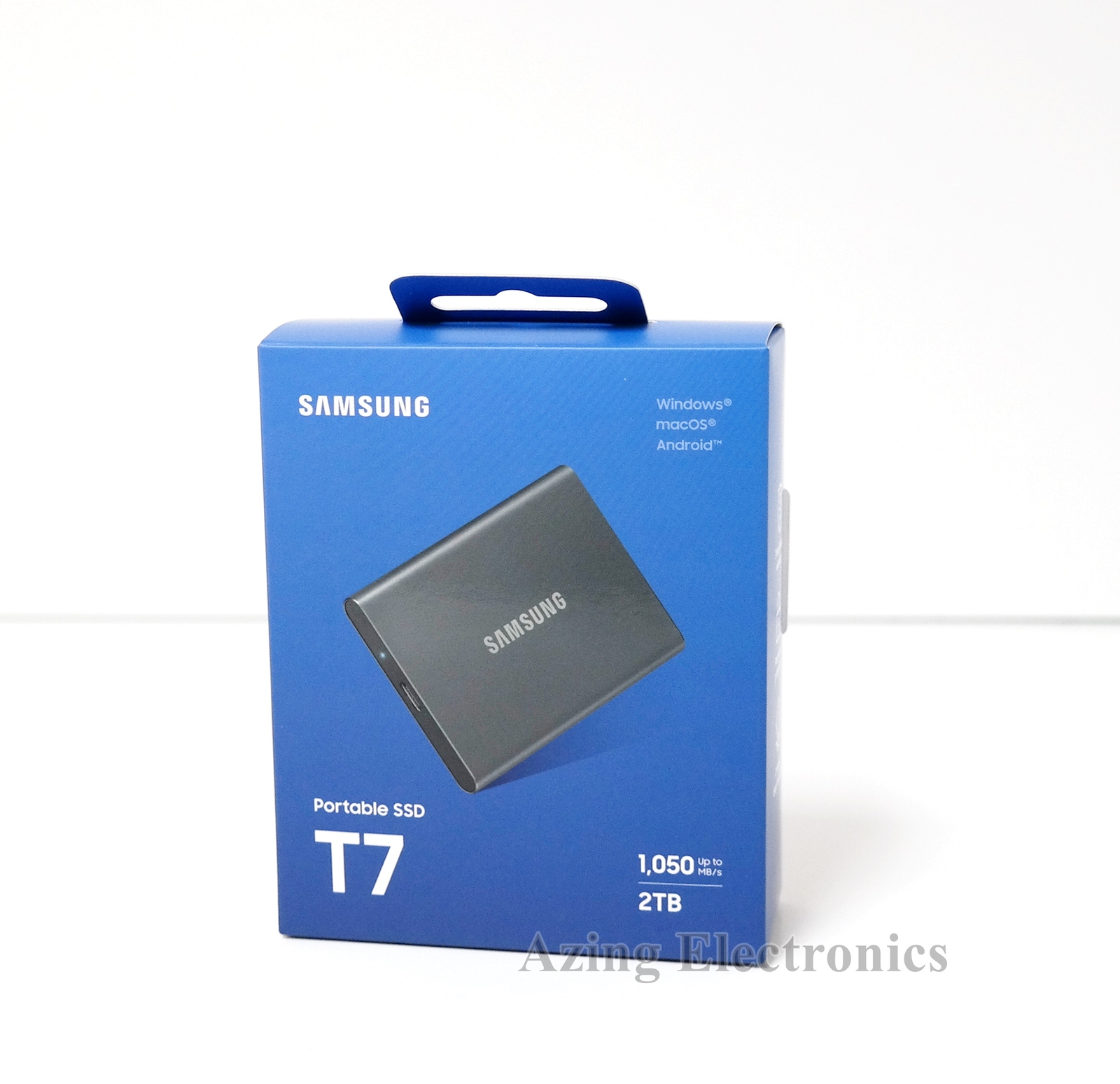 Samsung T7 MU-PC2T0T 2TB USB 3.2 Portable SSD Solid State Drive Gray