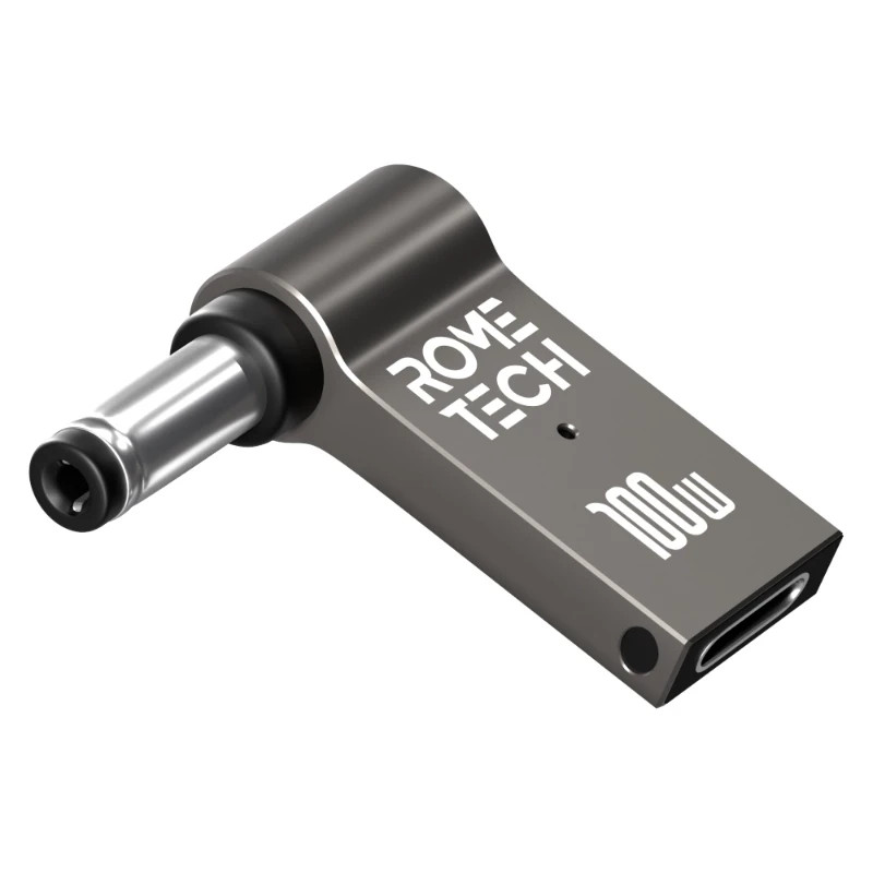 100W USB Type C Female to DC Male Jack 5.5×2.1 mm Fast Adapter for Laptop