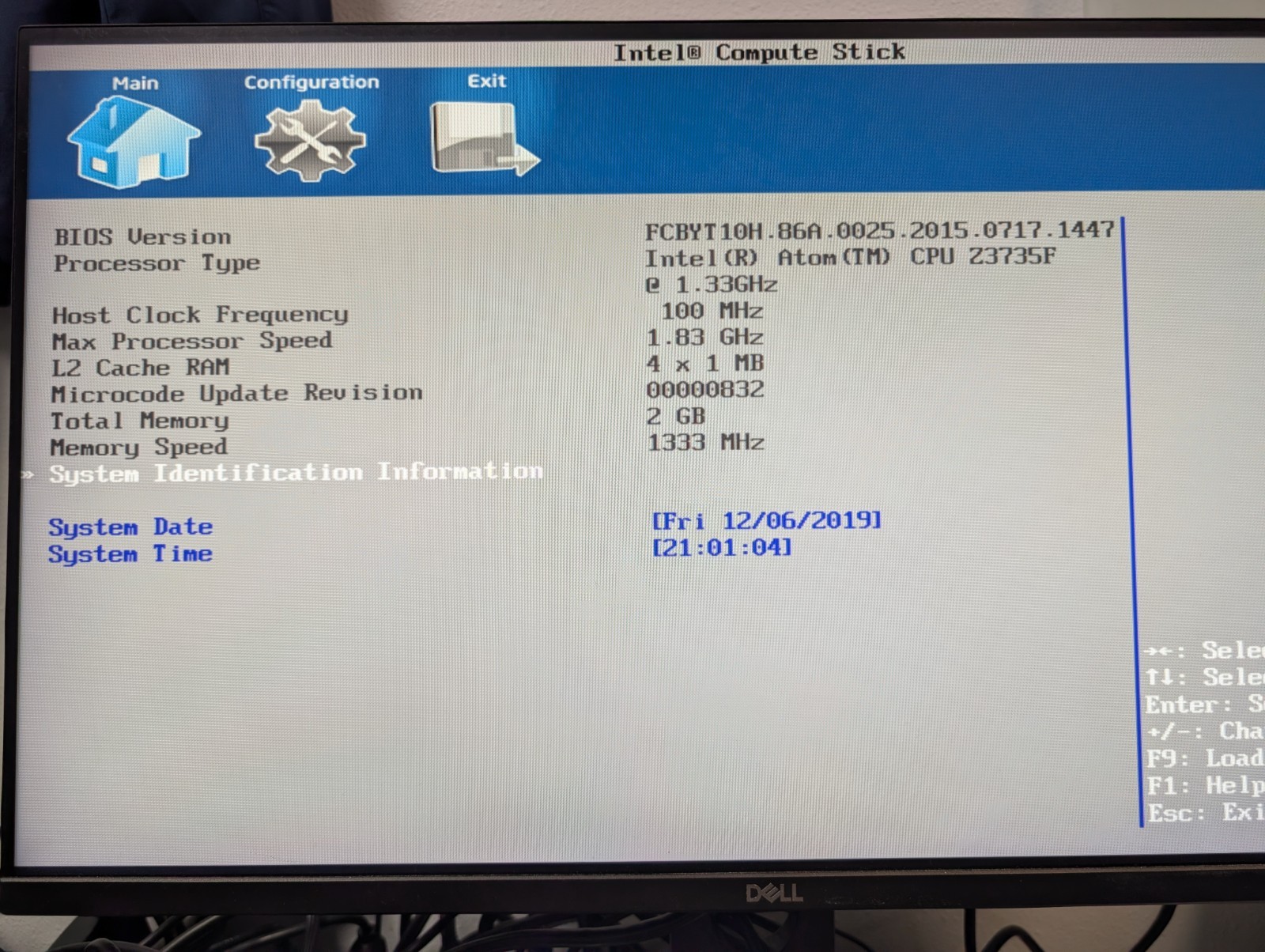 Intel Compute Stick STCK1A32WFC | Windows 10 Home (32-bit) | Atom Z3735F