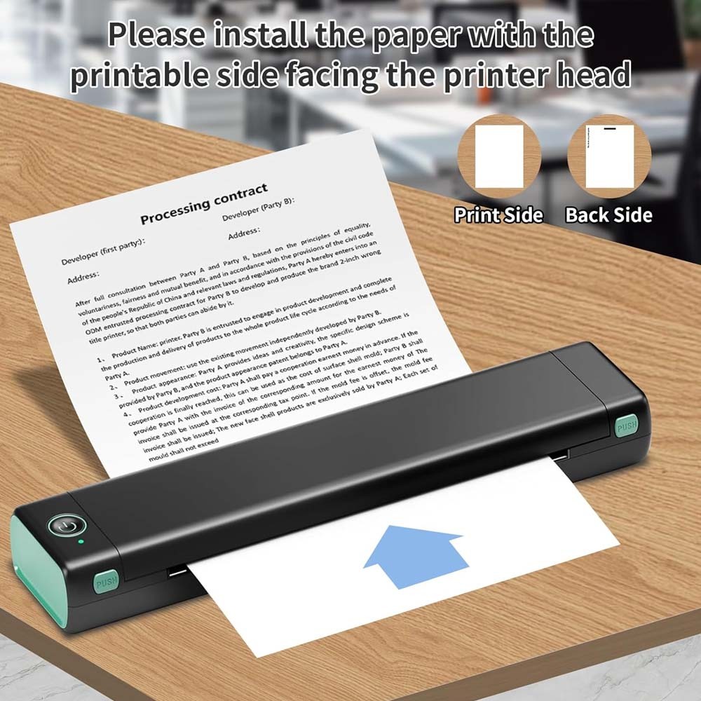 100-1000 Sheet Thermal Printer Paper 8.5″ x 11″ US Letter Size Inkless Printing