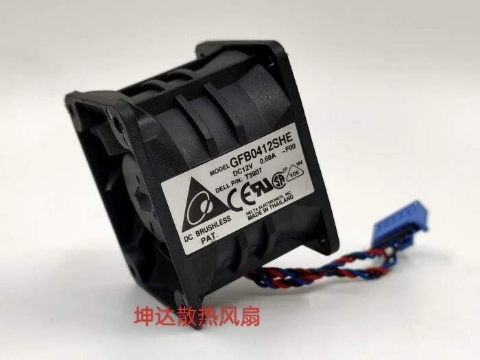 Delta GFB0412SHE-FOO 12V 0.68A Server Fan