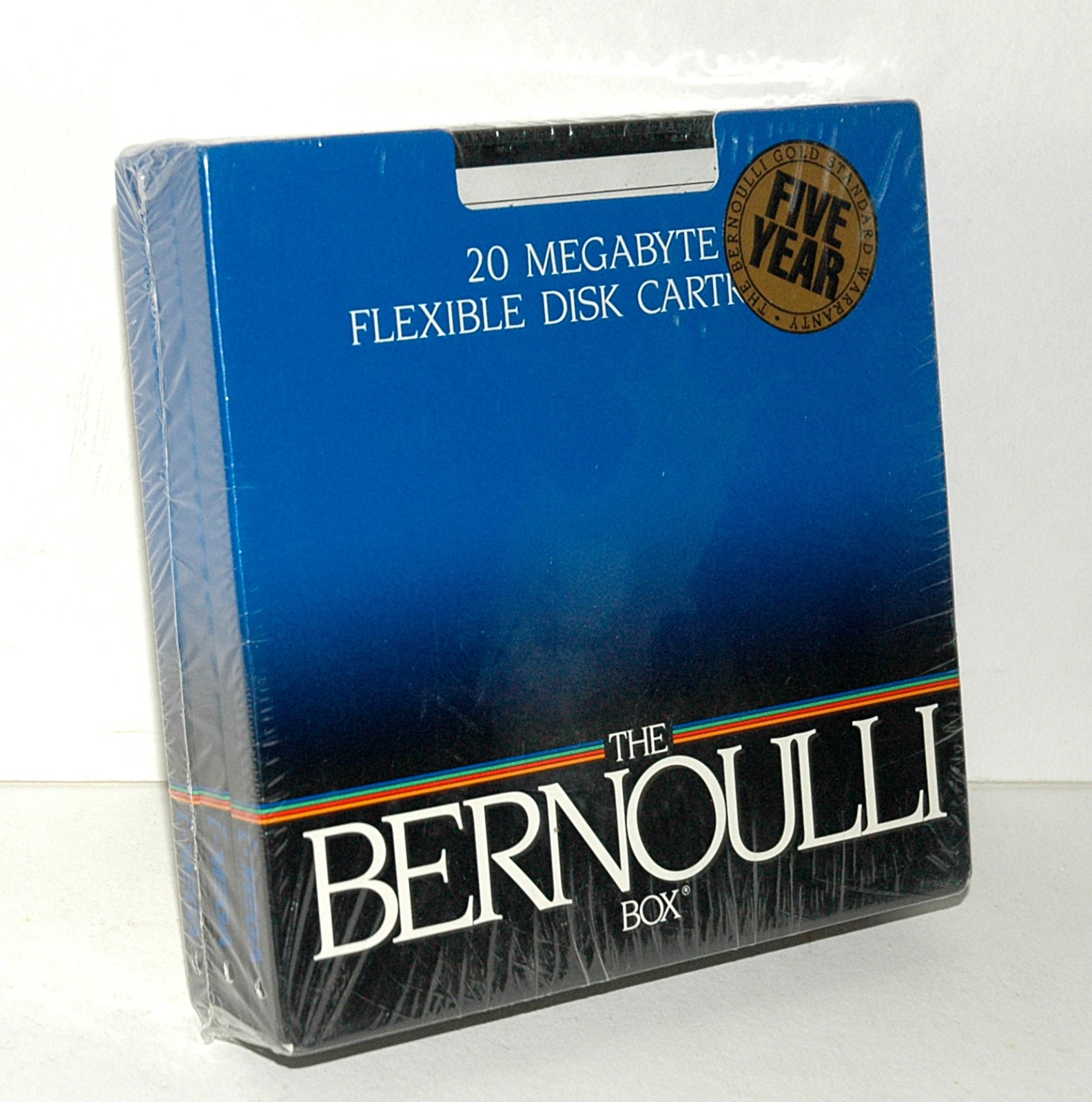 NEW OLD STOCK 3-Pack Iomega Bernoulli Box 5.25″ 20MB Removable Disk Cartridges