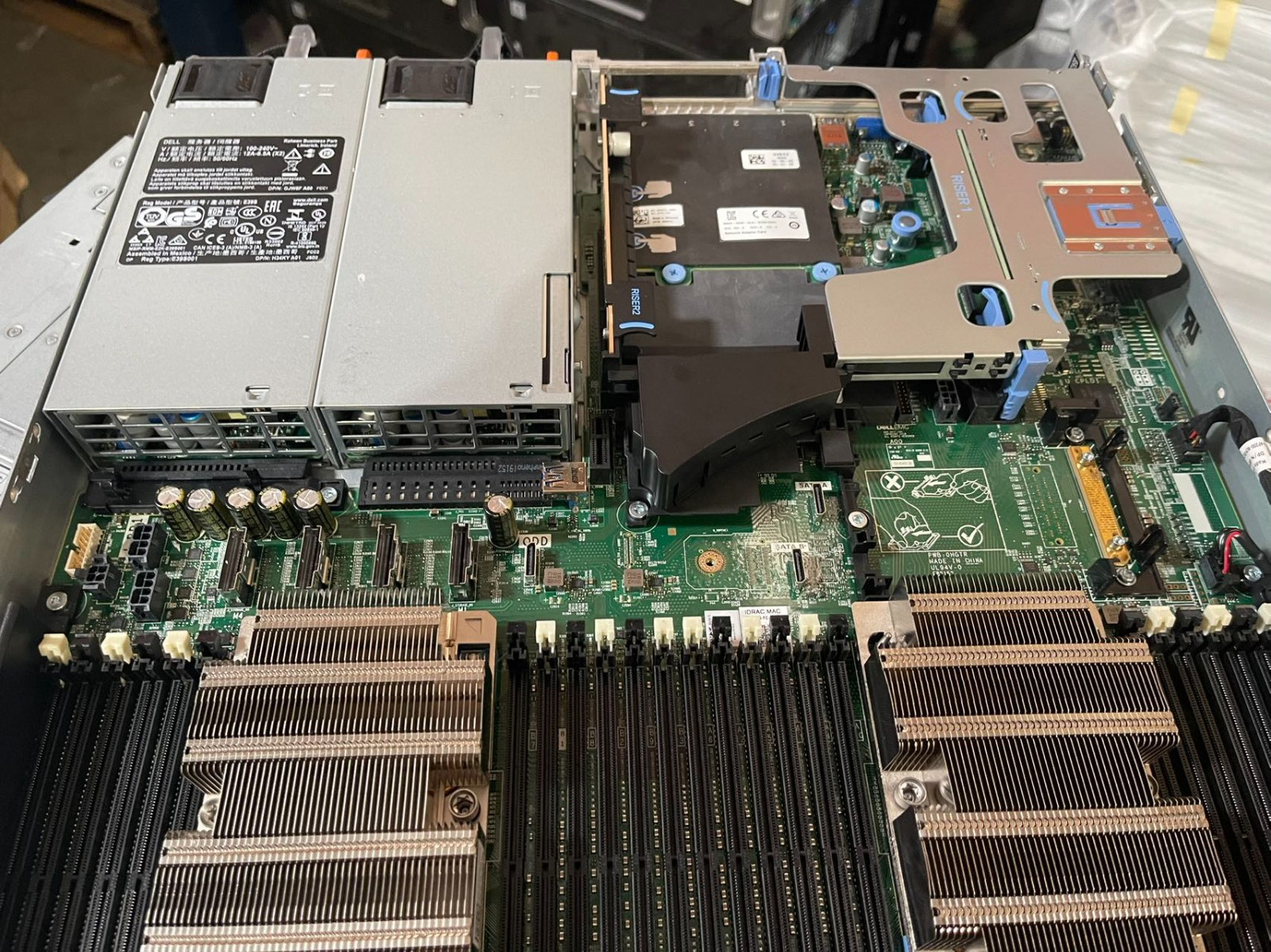 Dell PowerEdge R640 Barebone HG0J8 KG52T 2xHeatsink 2x 1100W No CPU/RAM/HDD