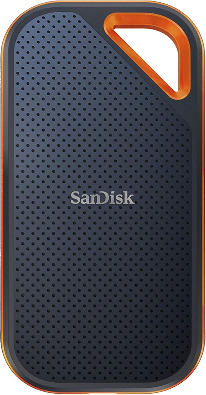 SanDisk Extreme PRO External Solid State Drive Black 2TB USB-C 2000MB/s NVMe