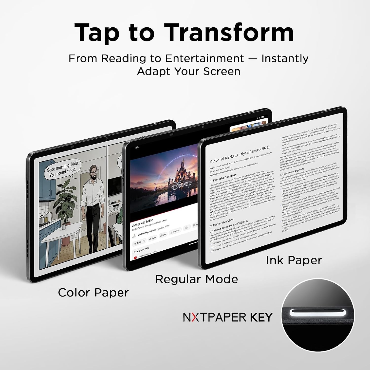 TCL NXTPAPER 11 Plus Android Tablet 11.5in 2.2K Stylus