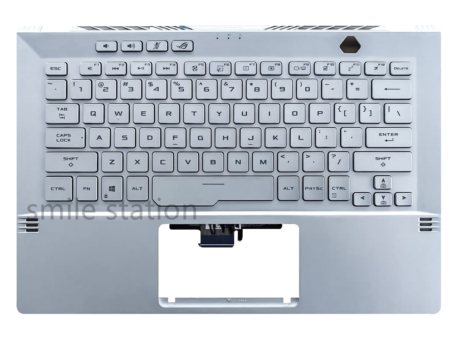 New for ASUS ROG Zephyrus GA401 GA401I GA401U 14″White Upper Palmrest w/Backlit