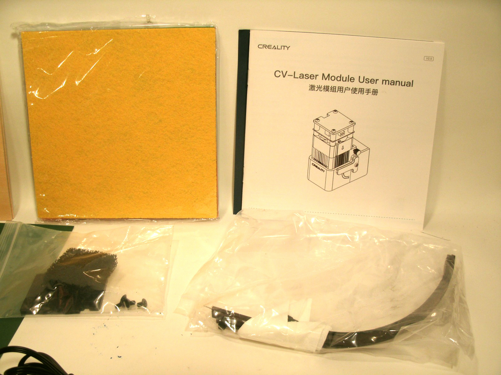 OEM CREALITY CV-Laser Module Kit w User Manual, Cable & Mounting Hardware & More