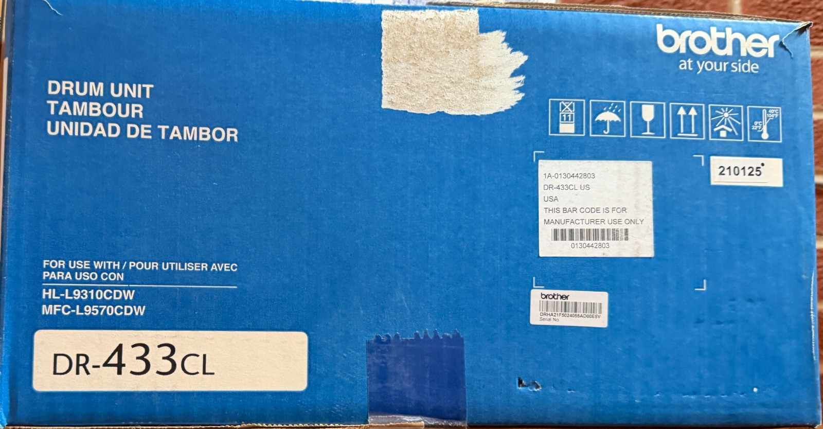 Brother DR433CL Drum
