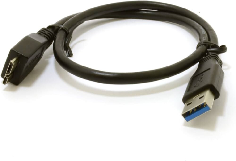 USB DATA TRANSFER CABLE CORD FOR TOSHIBA EXTERNAL HARD DRIVE HDD