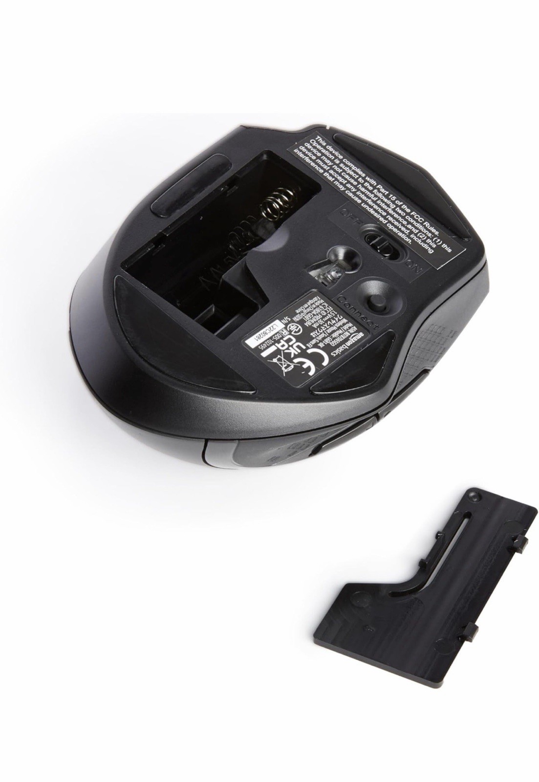 Amazon Basics 2.4 Ghz Wireless Optical Computer Mouse with USB Nano Receiver