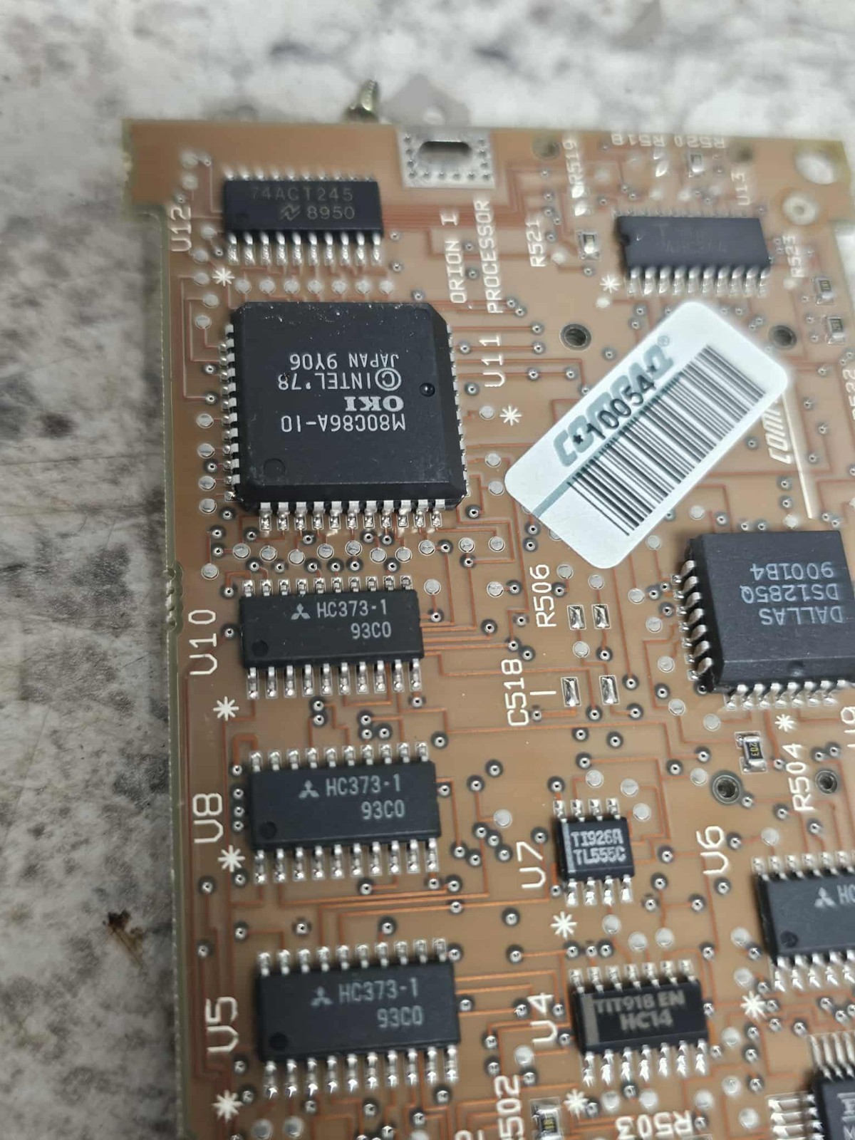 1st Compaq LTE Laptop CP4021 20MB 3.5″ IDE hard disk + Floppy Keyboard Mainboard