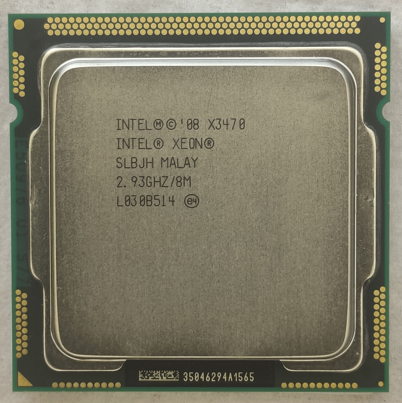 Intel Xeon PROCESSOR CPU SLBJH X3470 8MB L3 Cache 2.93GHz 4C LGA1156 120w