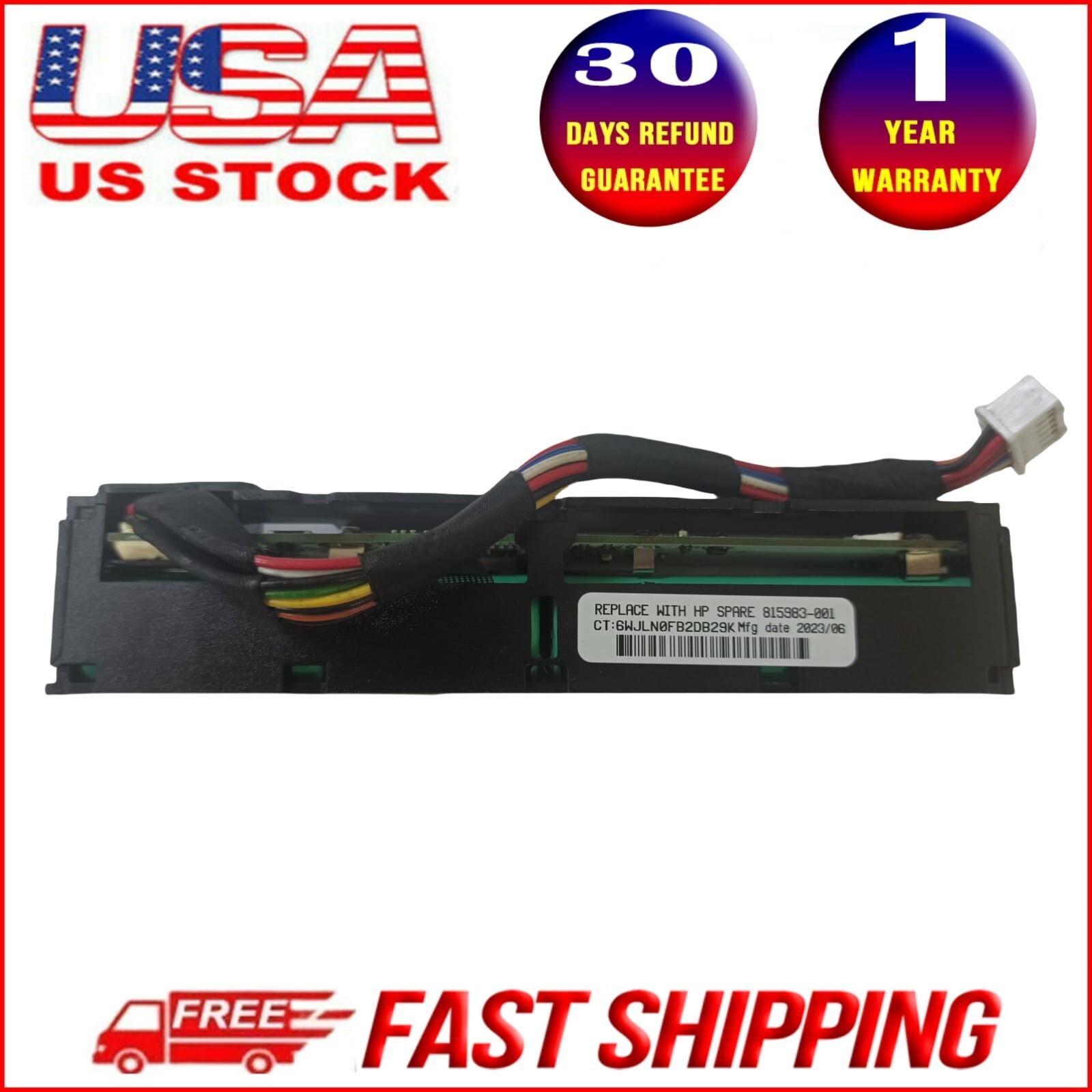 New Genuine MC96 for HP Smart Storage Battery 878643-001 878644-001 815983-001