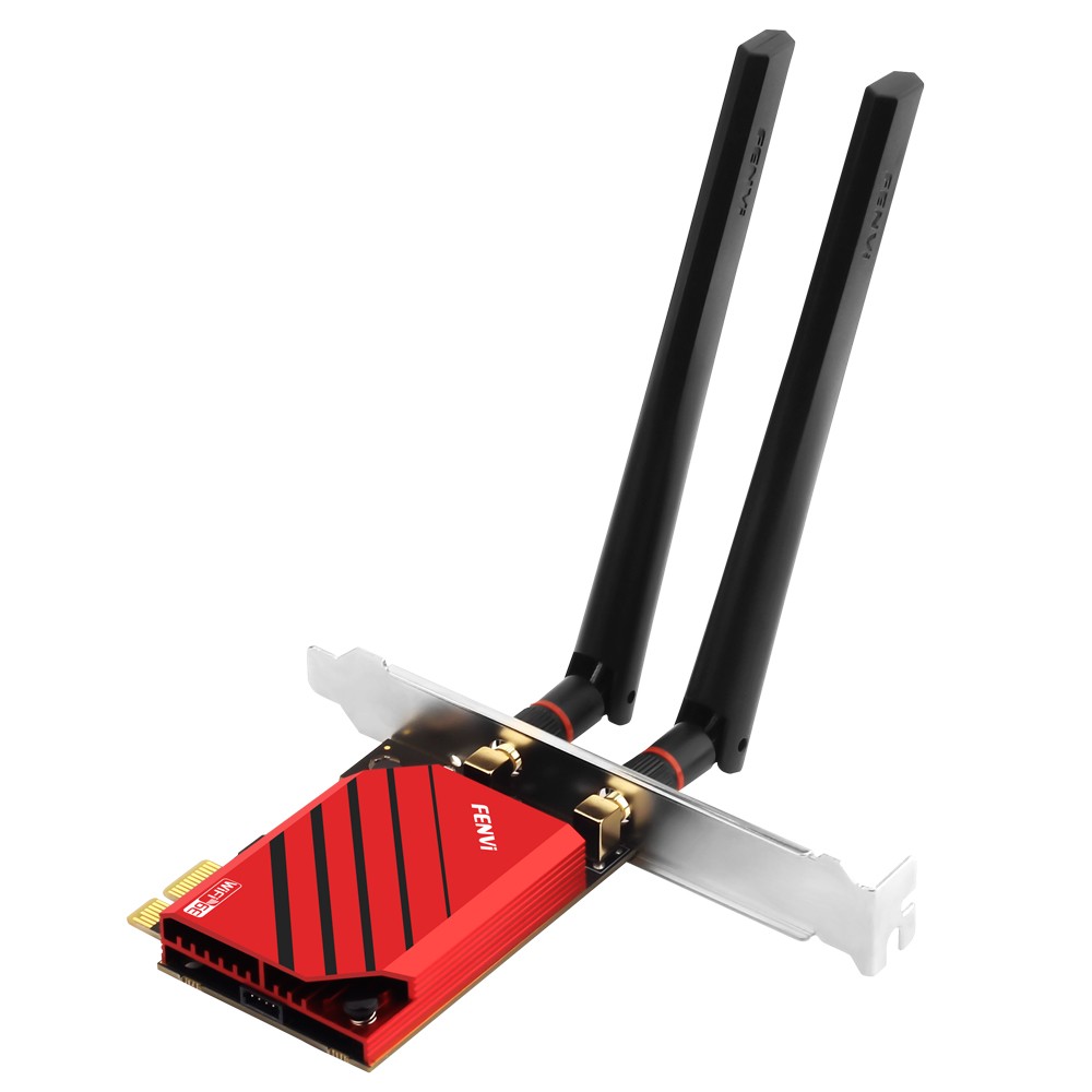 Tri-Band PCI-E WiFi 6E Card 5400Mbps BT 5.3 RTL8852CE Chip Adapter for Gaming PC