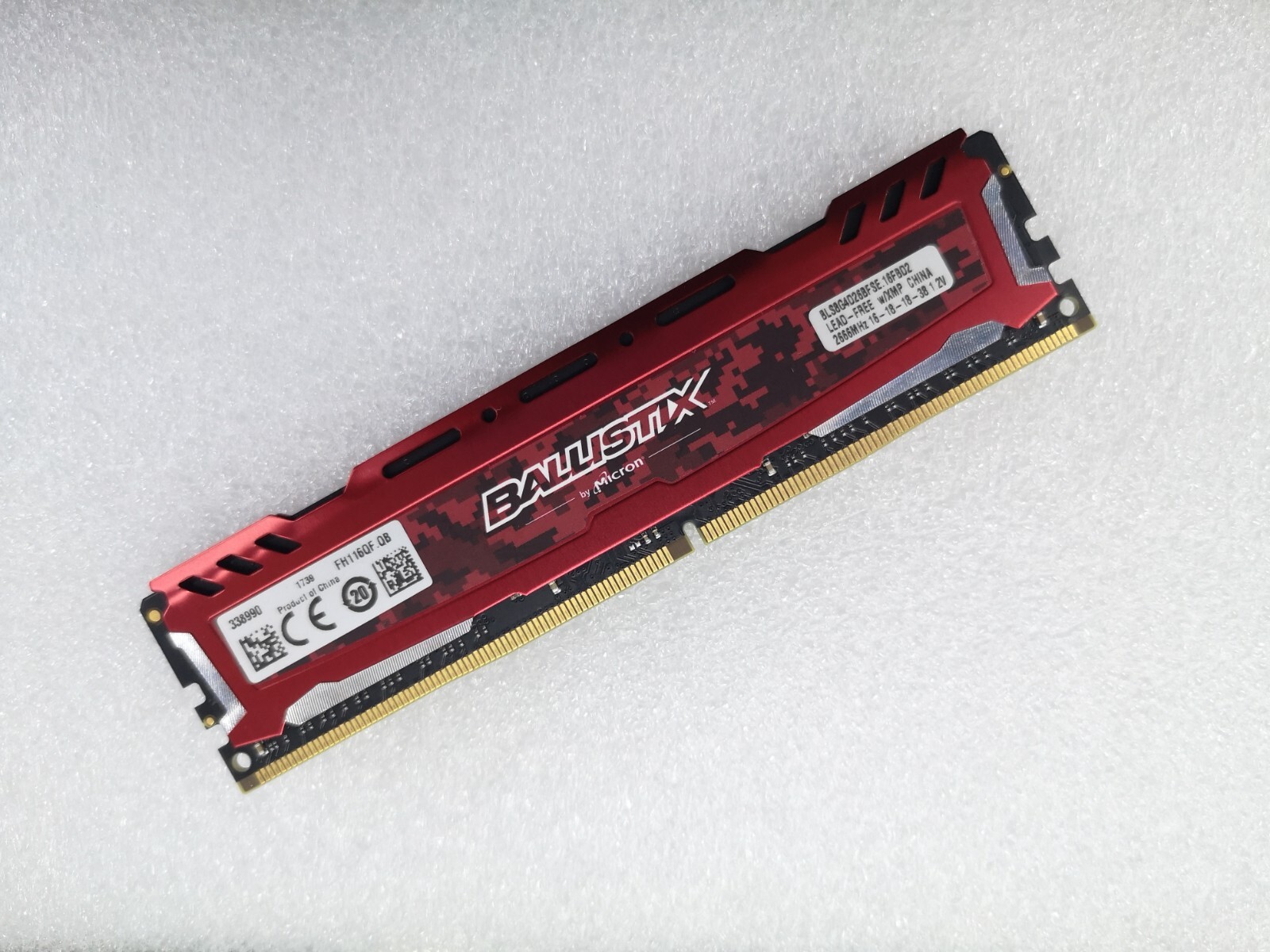 Crucial Ballistix 8GB DDR4 2666MHz Desktop RAM BLS8G4D26BFSE XMP by micron Sport