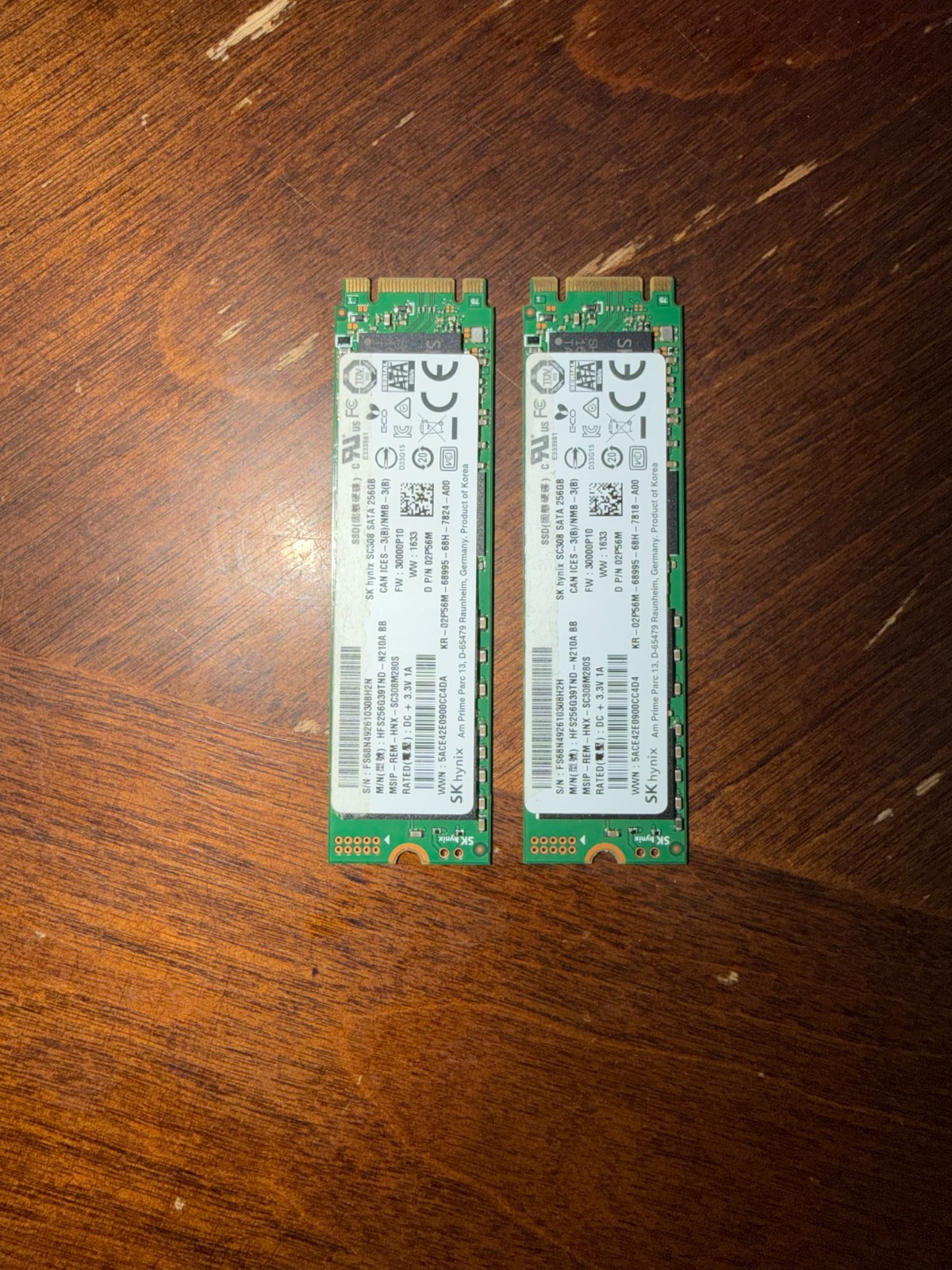 SSD M.2 NVMe: Different brands and capacities