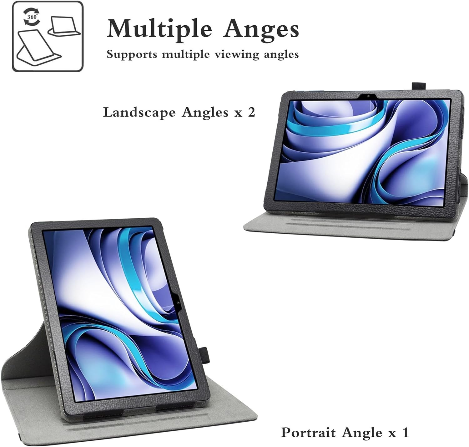 Soft Synthetic Leather 360° Case for BLU M10L Pro 10.1″ Tablet – Durable & Chic