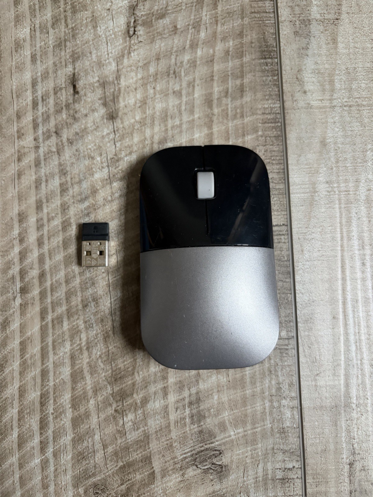 HP Z3700 Wireless Mouse Slim Matte Black/Glossy Black USB