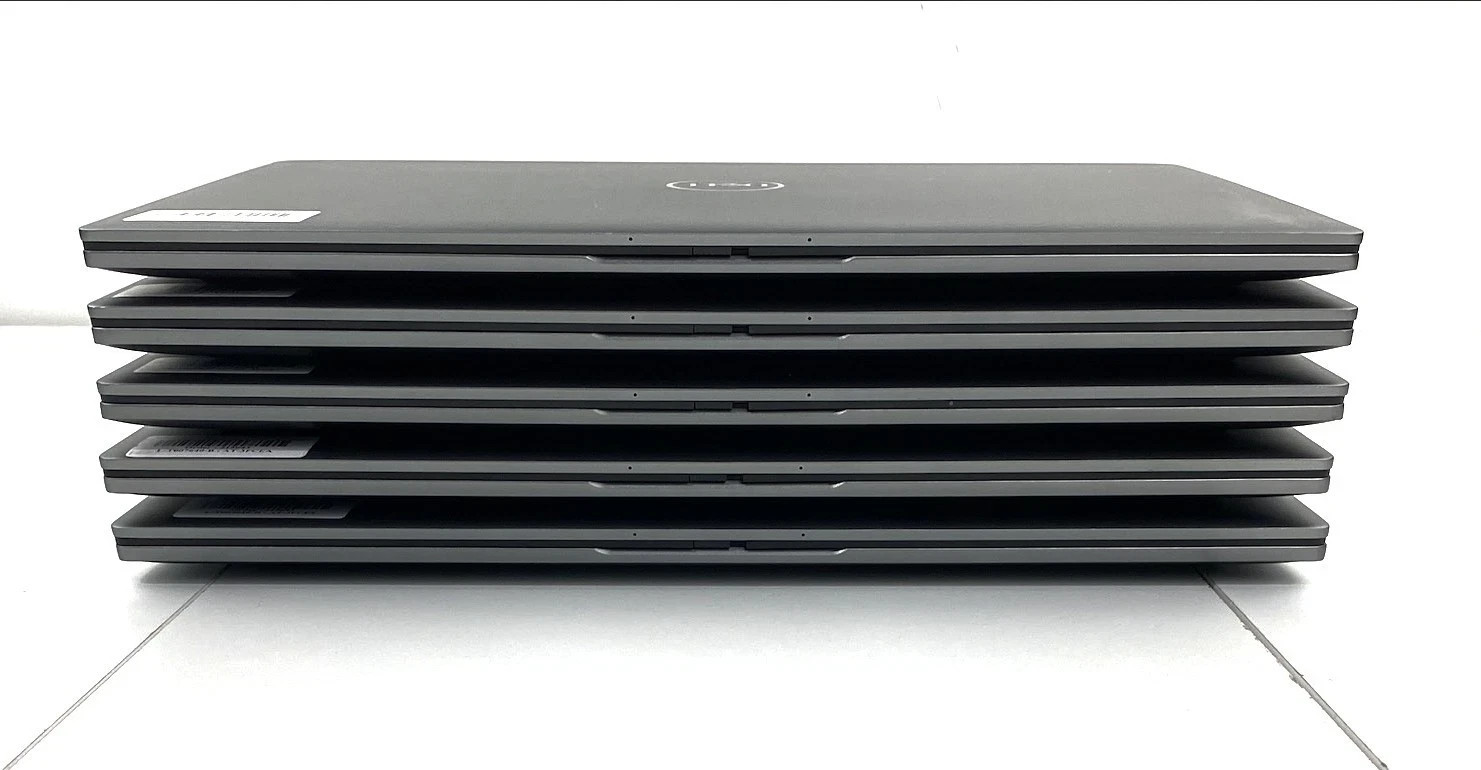 Lot of 5 Dell Latitude 7640 Core i7 13th Gen 1.80GHz 1365U 32GB 500GB Grade-B.