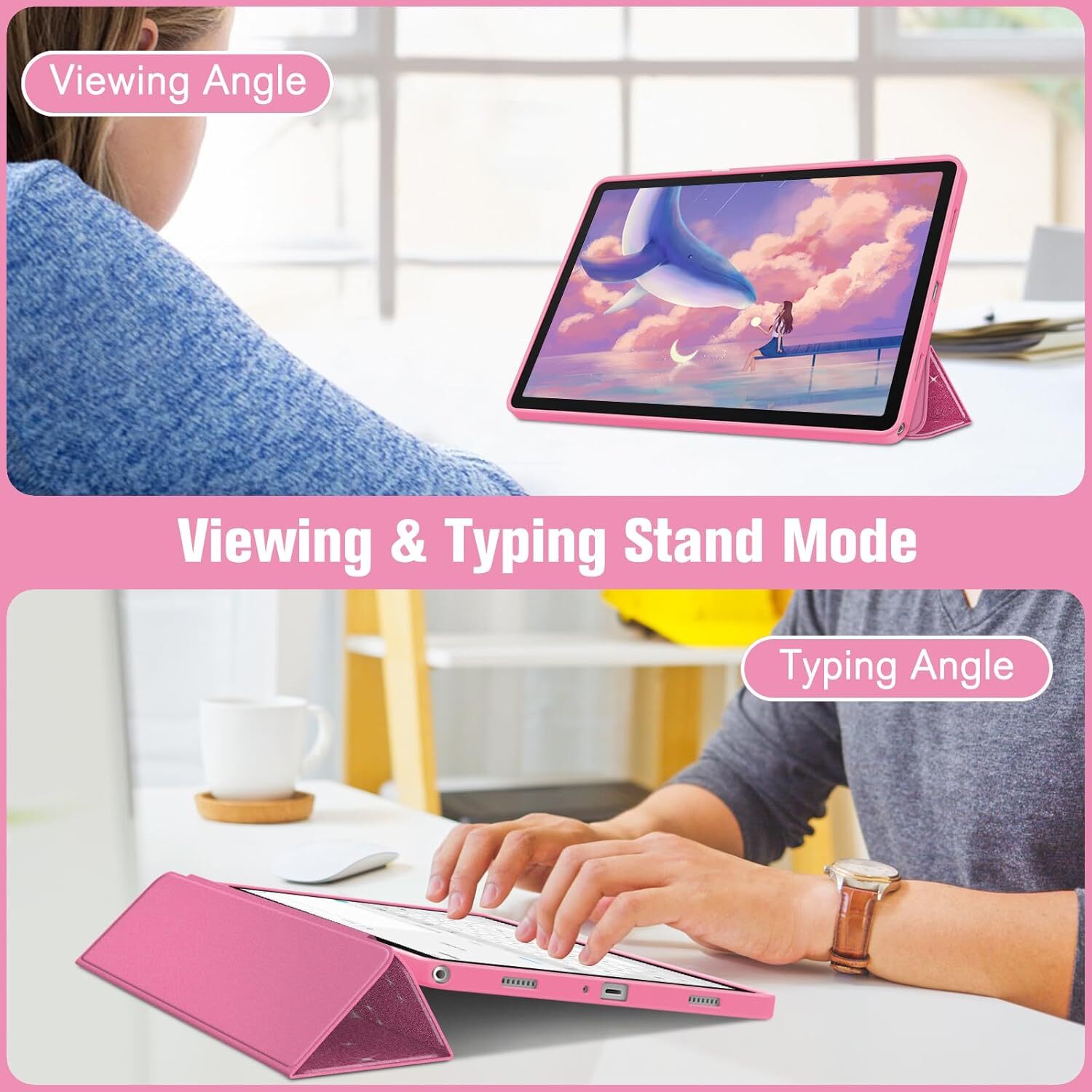 Hybrid Slim Case for Samsung Galaxy Tab A9 Plus / Tab A9+ 5G 11 Inch 2023 Cover