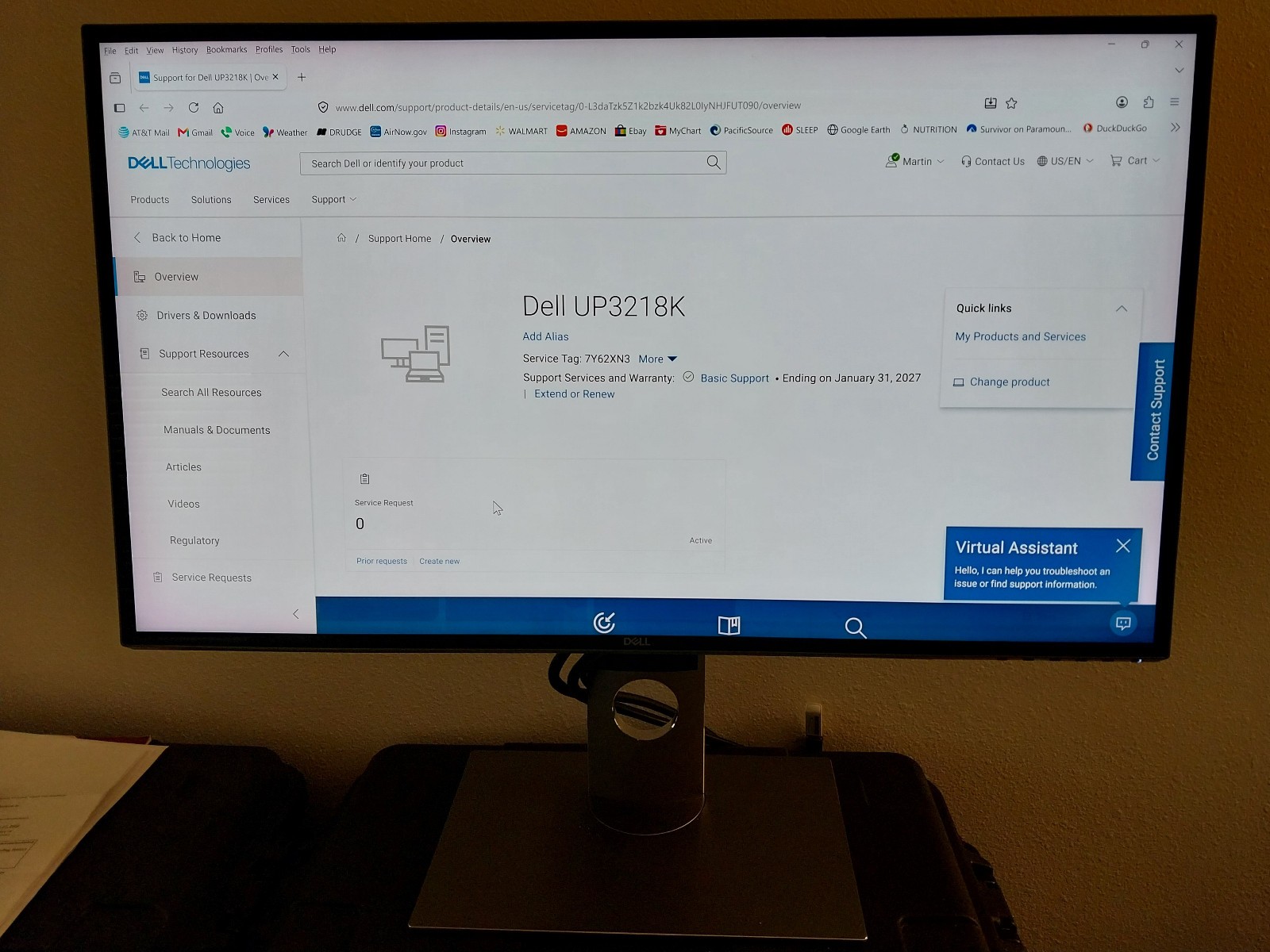 DELL UP3218K 32″ 8K Monitor Imperfection Dell Warranty Until 2027 – Best Offers!