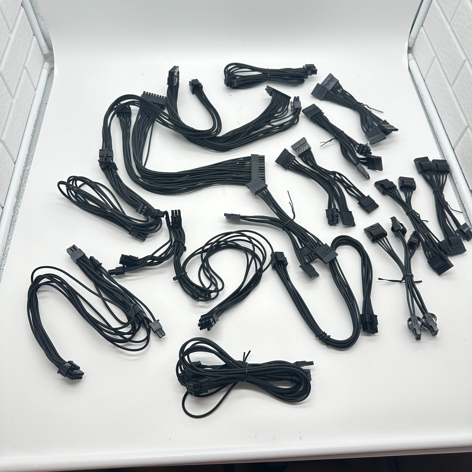 Corsair Type 4 16 cables Mix Lot and Mix Pins Mother Board Exc Modular Cables