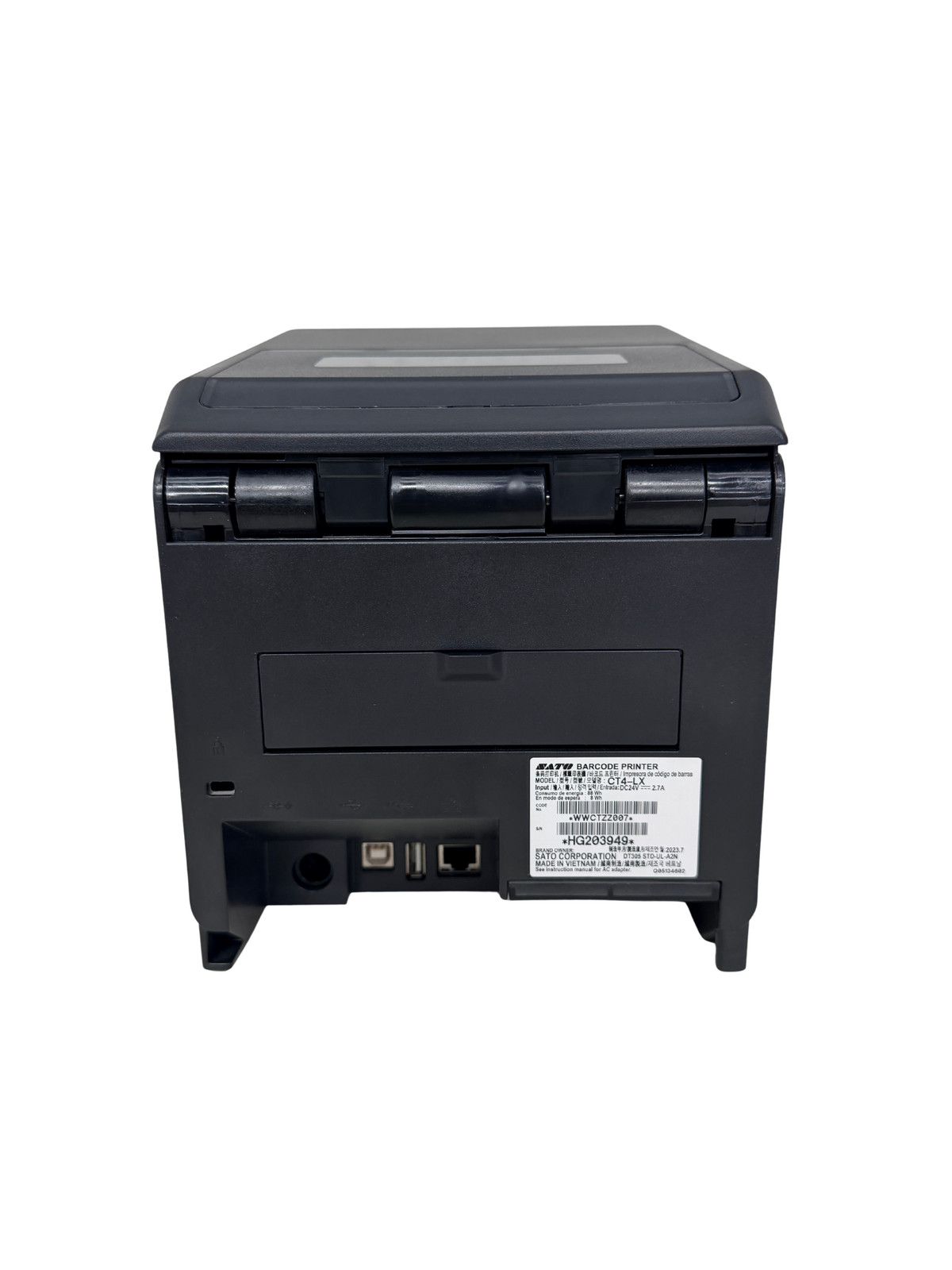 SATO CT4-LX Thermal Printer USB-Ethernet Connection WWCTZZ007 WWCT02041