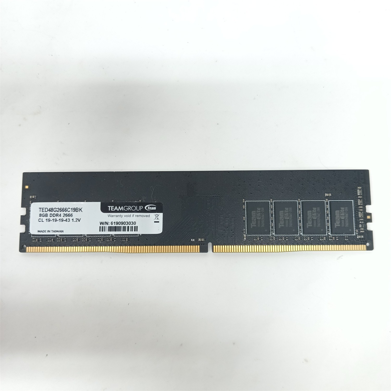 8GB DDR4-2666 Desktop RAM TED48G2666C19BK TeamGroup