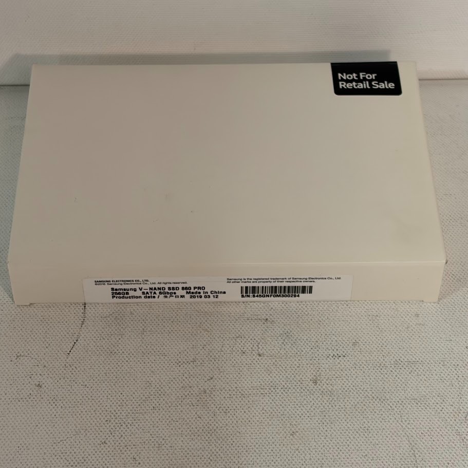 New Sealed – Samsung 860 Pro 256GB SSD 2.5″ MZ-76P256 MZ-76P256E