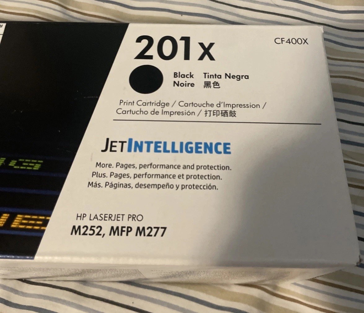 HP LaserJet 201x Black Toner/Ink – Open Box, Unused