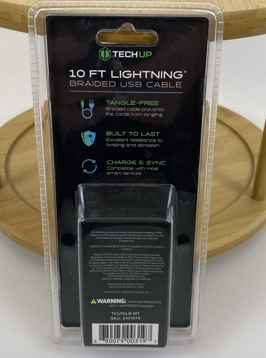10ft USB-A to Lightning Braided Cable iPhone iPad iPod