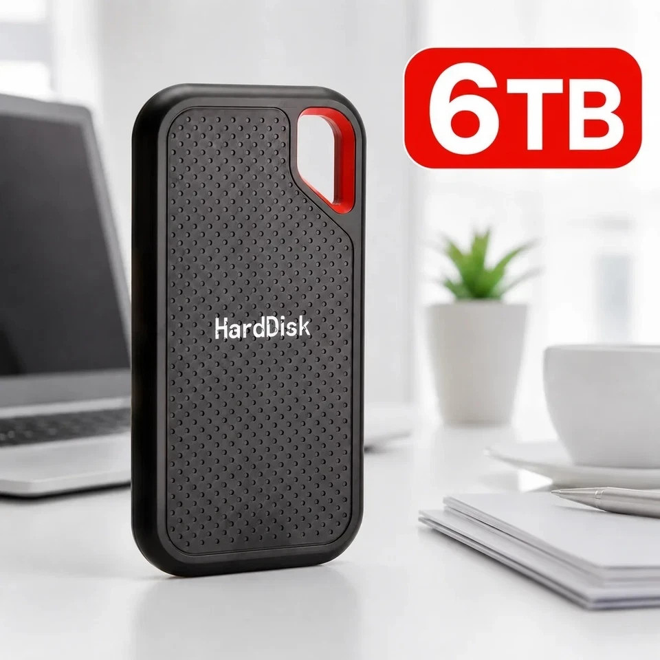 external hard drive 4tb High Speed Capacity Solid State Usb3.2 Laptop Mac And PC