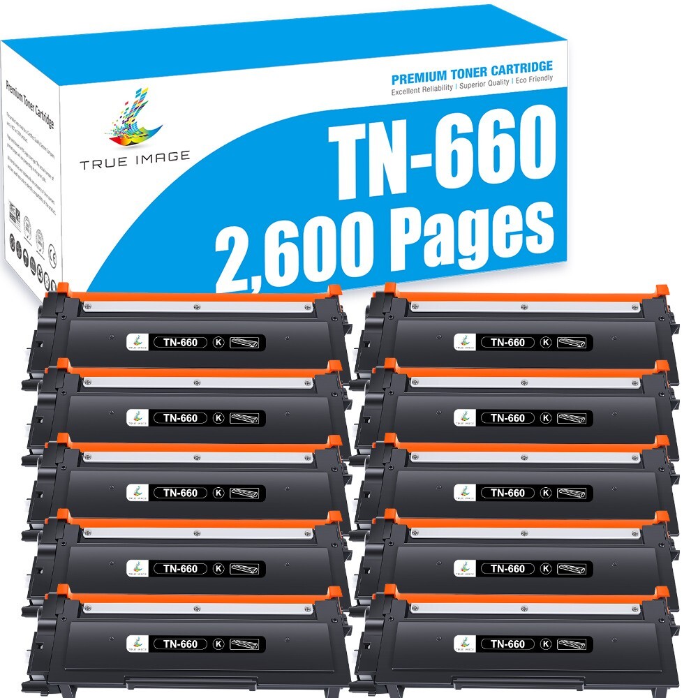 10PK TN630 TN660 Toner Cartridge For Brother MFC-L2700DW DCP-L2540DW HL-L2320D