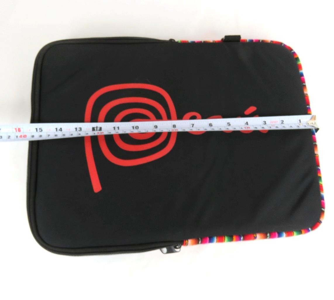 Padded Laptop Zippered Compartment 16 x 11.5 x 1 in. Peru logo Design Both Sides