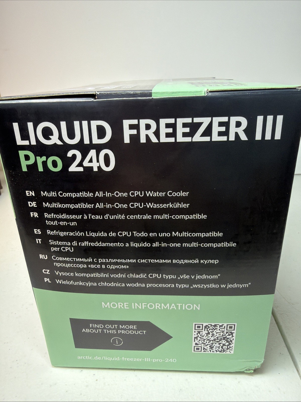 ARCTIC Liquid Freezer III Pro 240 black PC Water Cooler AIO CPU B-Stock