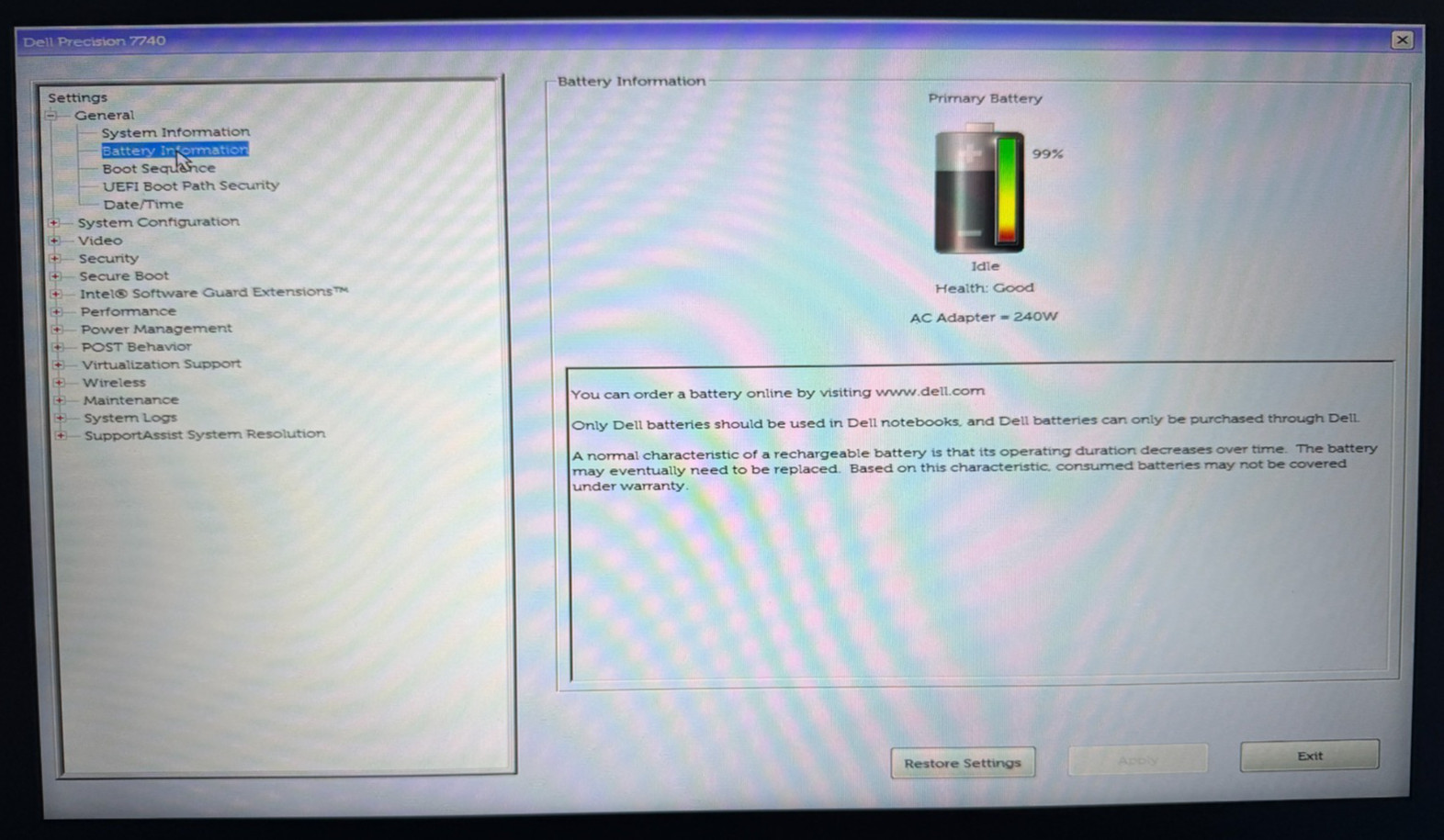 DELL PRECISION 7740 17.3″ i9 32GB (2)512GB NVIDIA QUADRO RTX 3000 6GB WIN 11 PRO