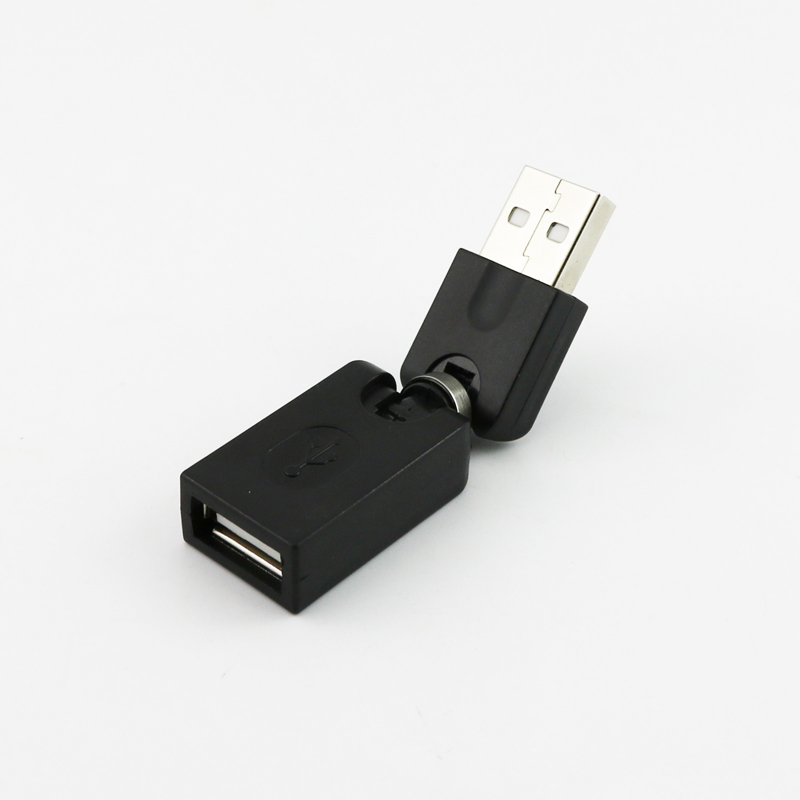 USB 2.0 A Male to USB A Female 360 Degree Rotation Extension Adapter Converter