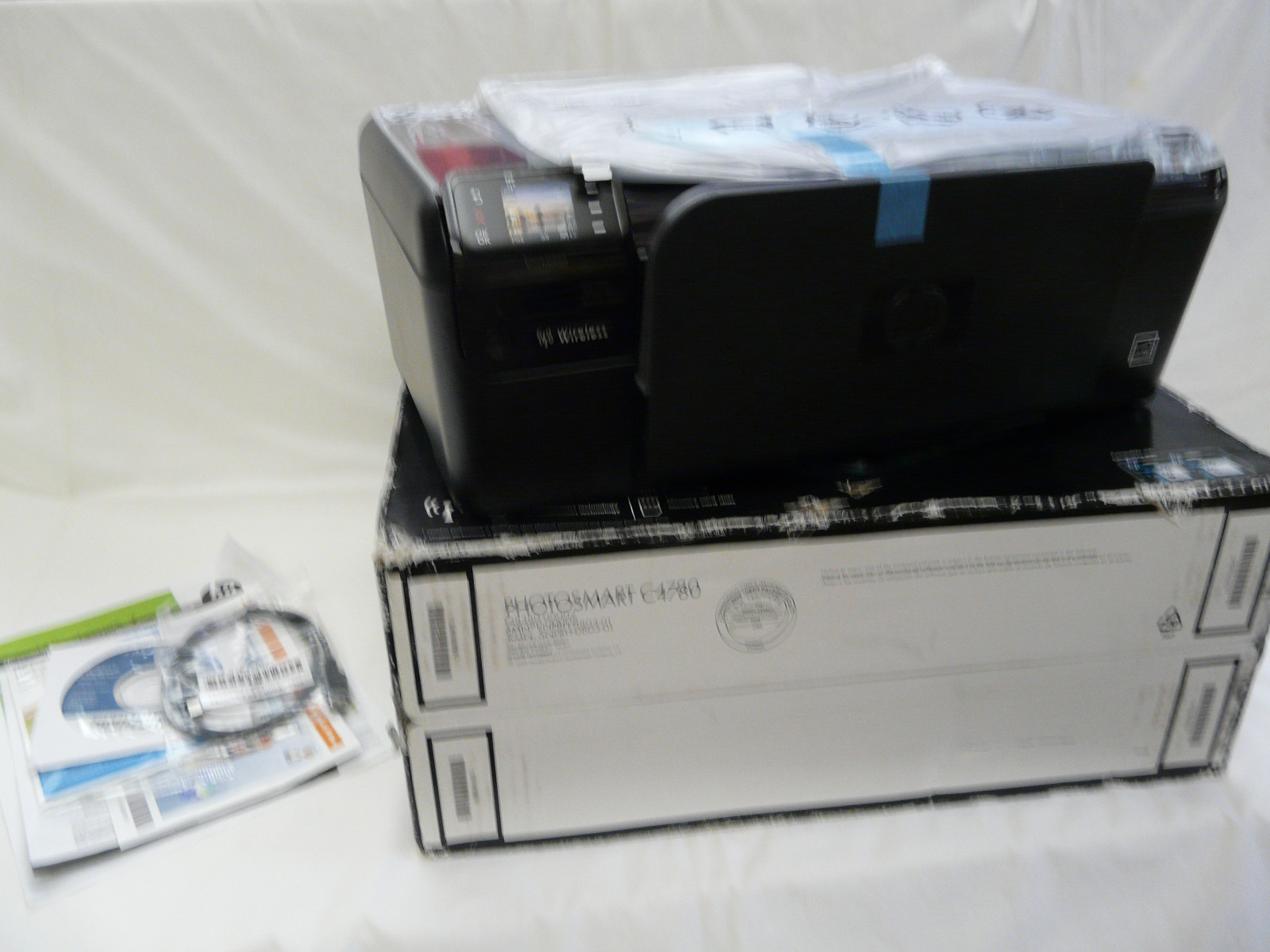 HP Photosmart C4780, New Replacement Printer -No Power Cord or Ink, Q830A