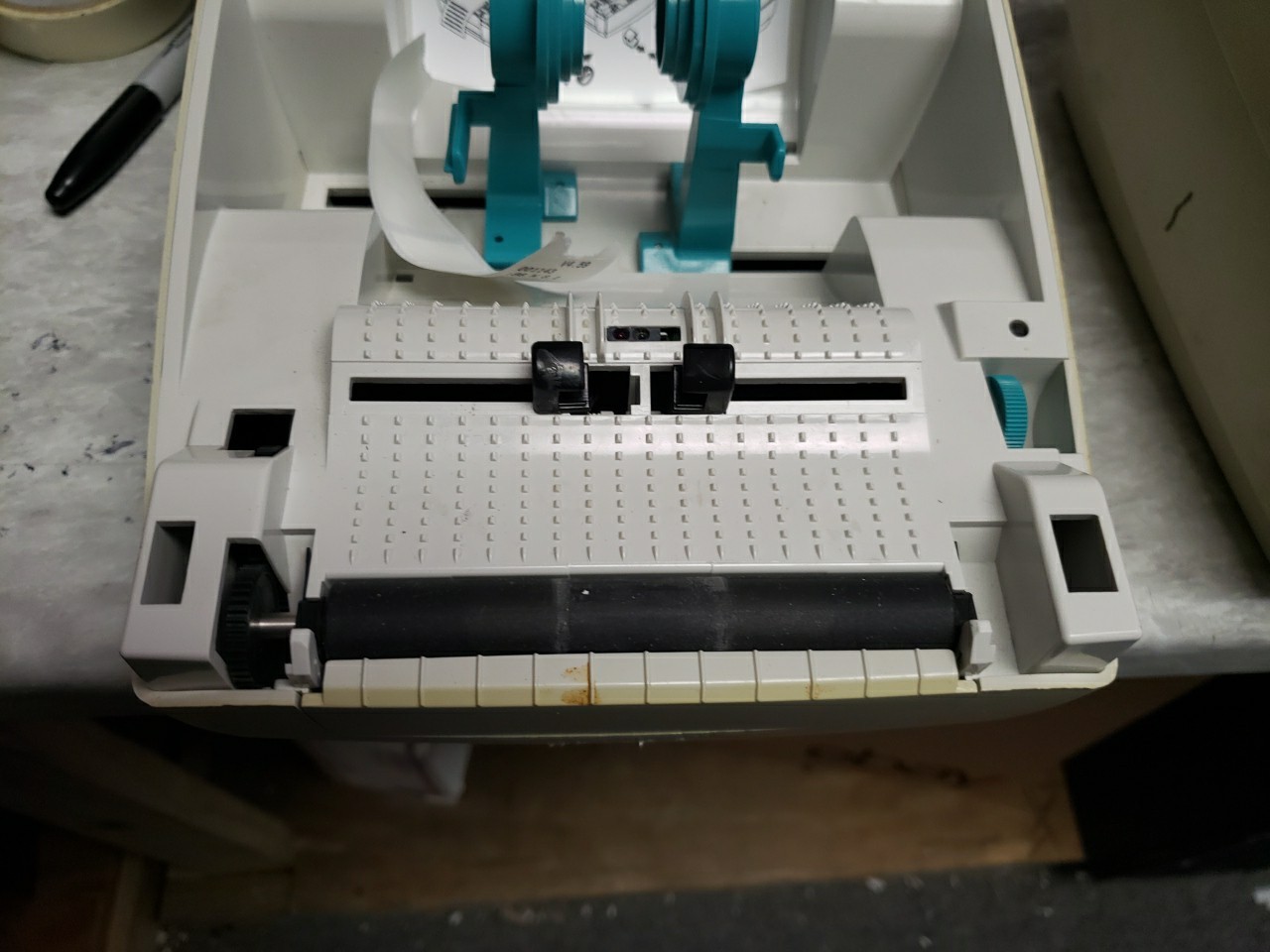 Zebra TLP2844-Z Thermal Label Printer – Self Tested no power cord free shipping