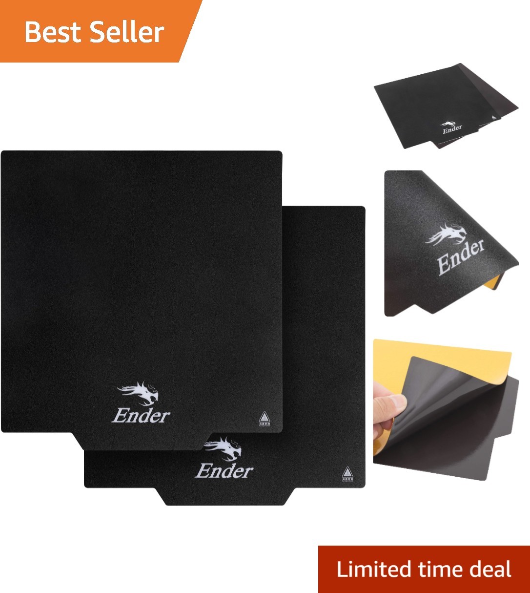 Flexible 3D Printer Magnetic Build Surface – Customizable for All FDM Models