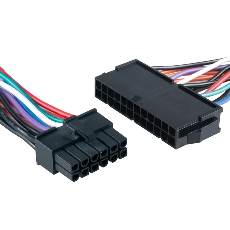 24 P to 12P ATX Power Cable (3.94In 18AWG ) ATX PSU Main Power Adapter Cord