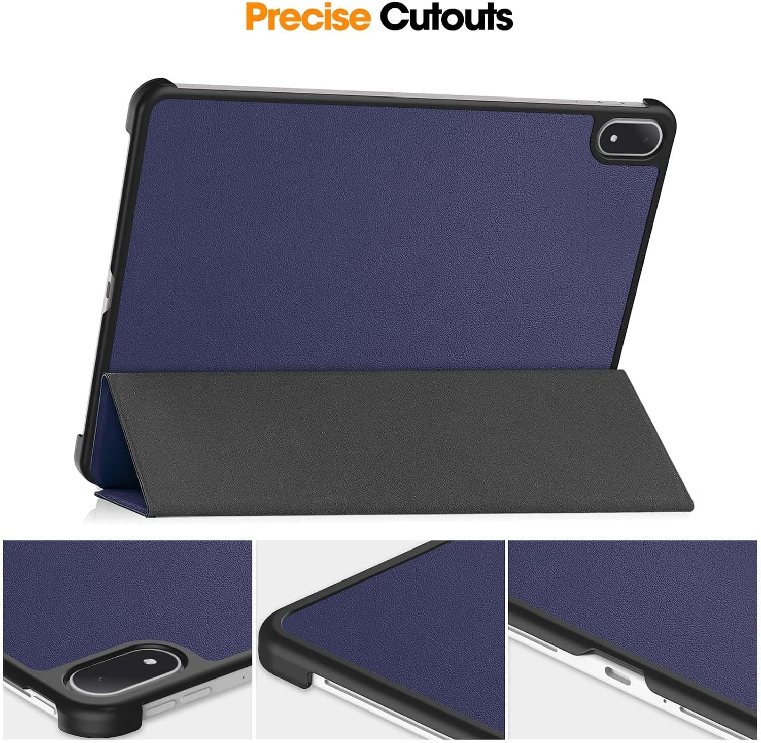 Slim Lightweight Trifold Stand Cover Case for OnePlus Pad 3 Tablet 13.2 inch, Bl