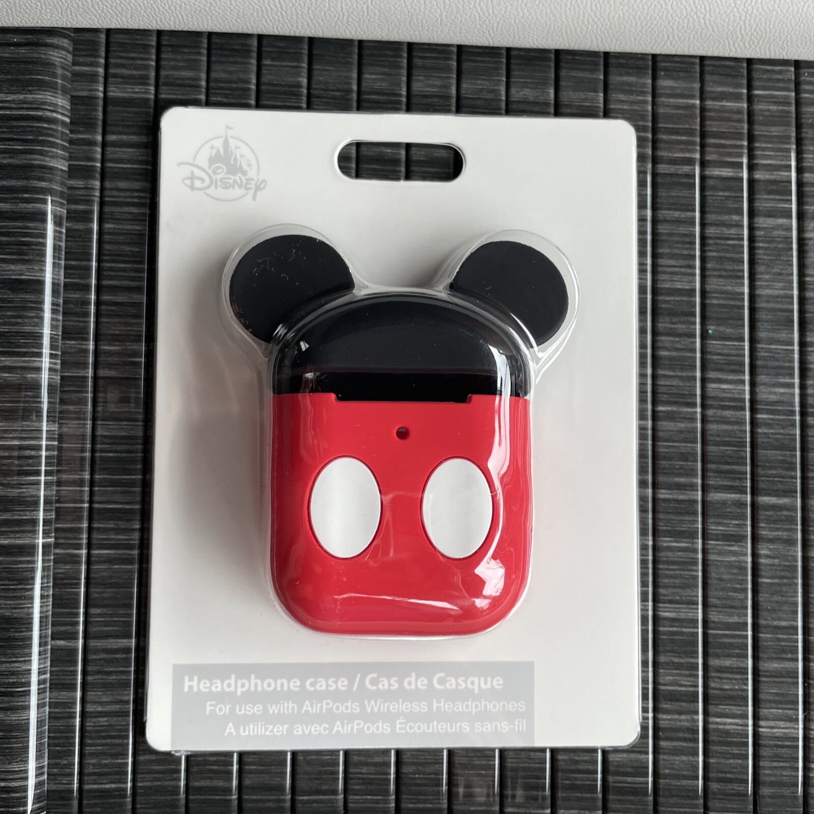 MICKEY MOUSE Airpod Wireless Headphone Protective Case Disney Park Authentic NEW