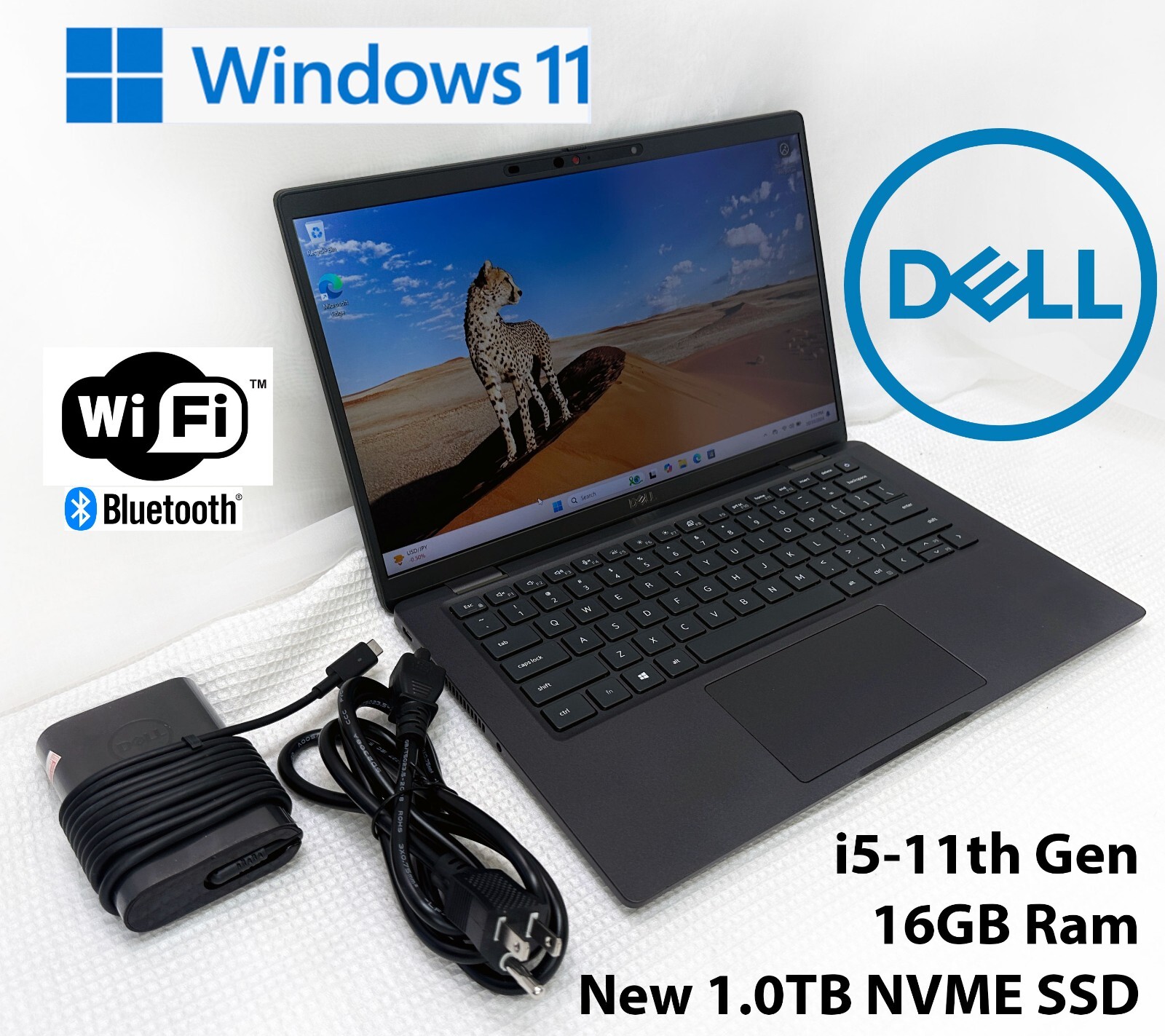 Dell Latitude 7420 14″ Laptop i5-11th Gen-16GB Ram-NEW 1TB NVME SSD, Win11P -$20