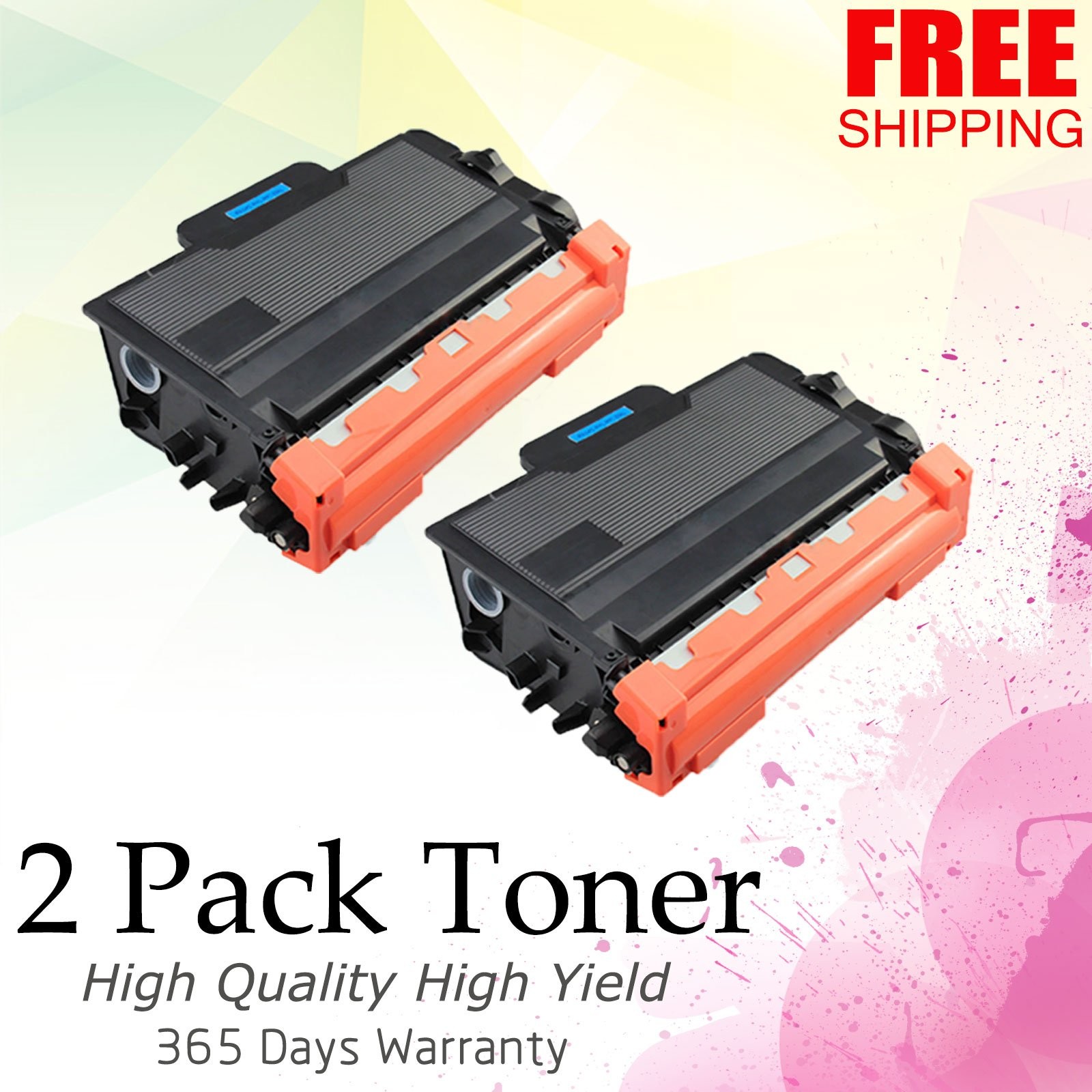 2PK TN850 TN820 Toner Cartridge For Brother HL-L6200DW MFC-L5800DW DCP-L5500DN