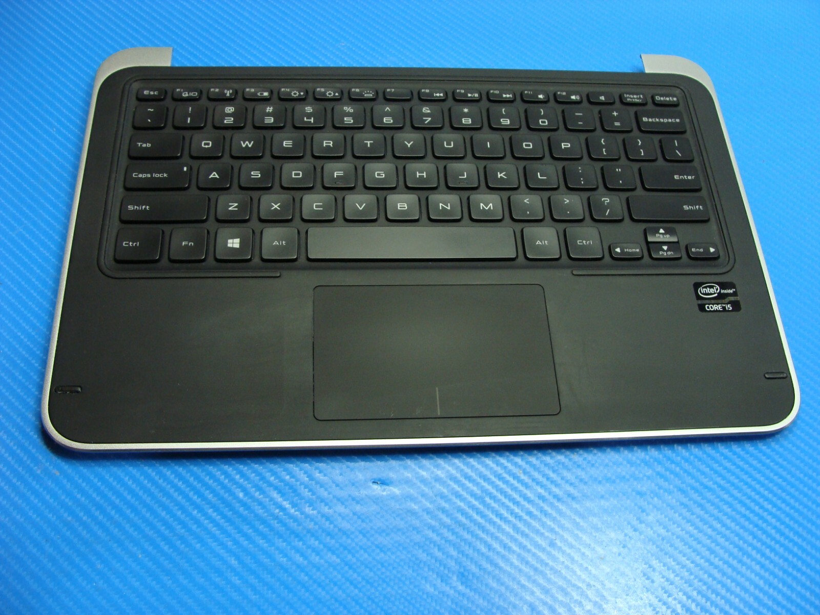 Dell XPS 12.5″ 12-9Q23 OEM Laptop Palmrest w/BL Keyboard TouchPad 8PN5N P6DWF