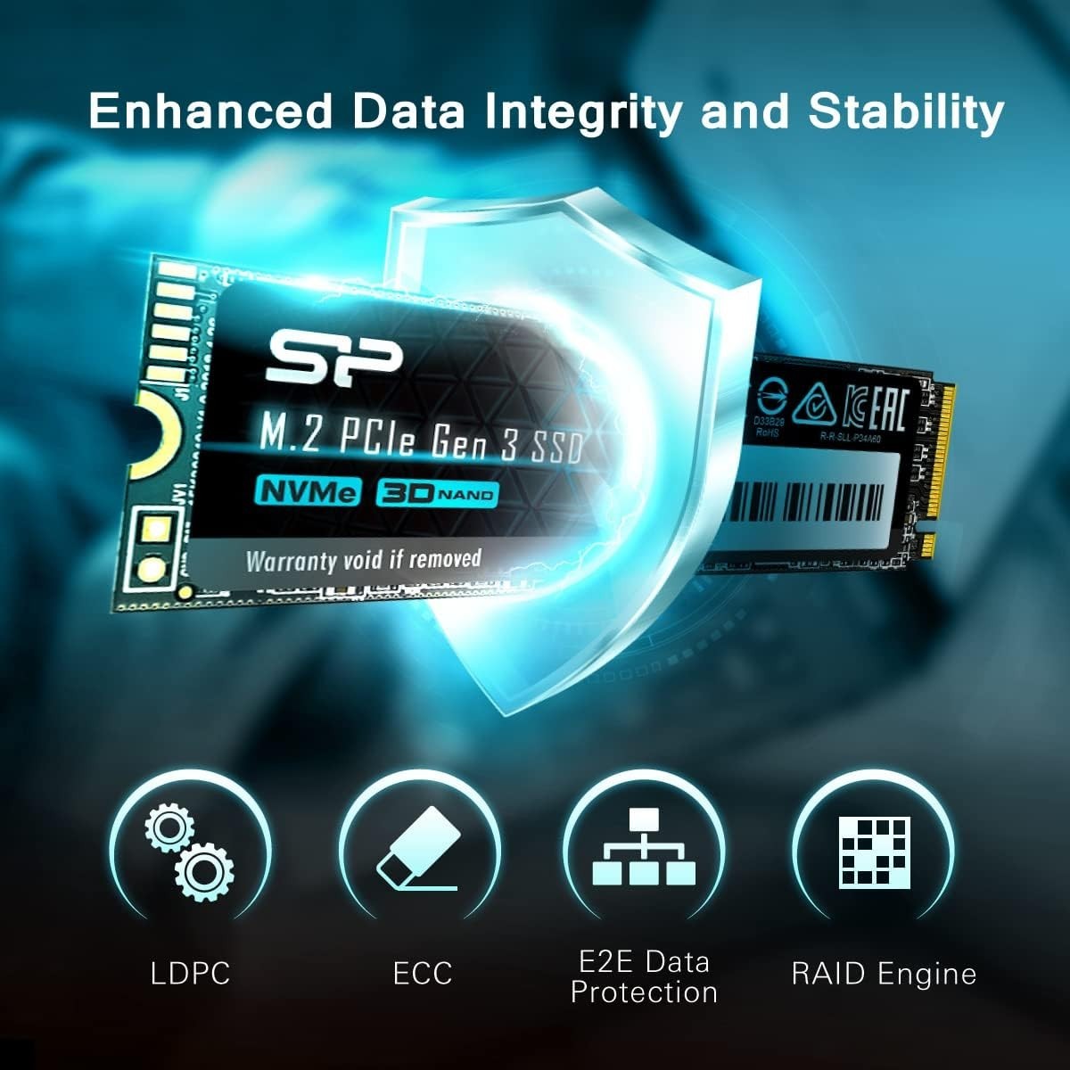 Silicon Power 512GB NVMe M.2 2280 SSD – 2200MB/s Read, Affordable Performance