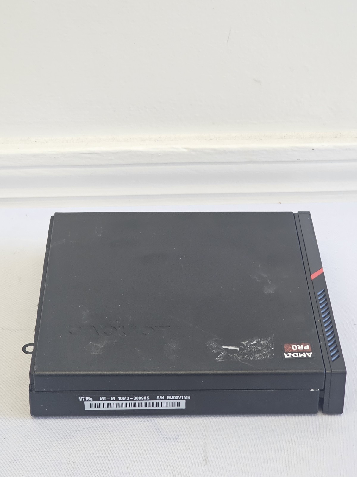 Lenovo ThinkCentre M715q Tiny PC – AMD A12-9800E – 8GB RAM 160GB HDD Win 10 READ