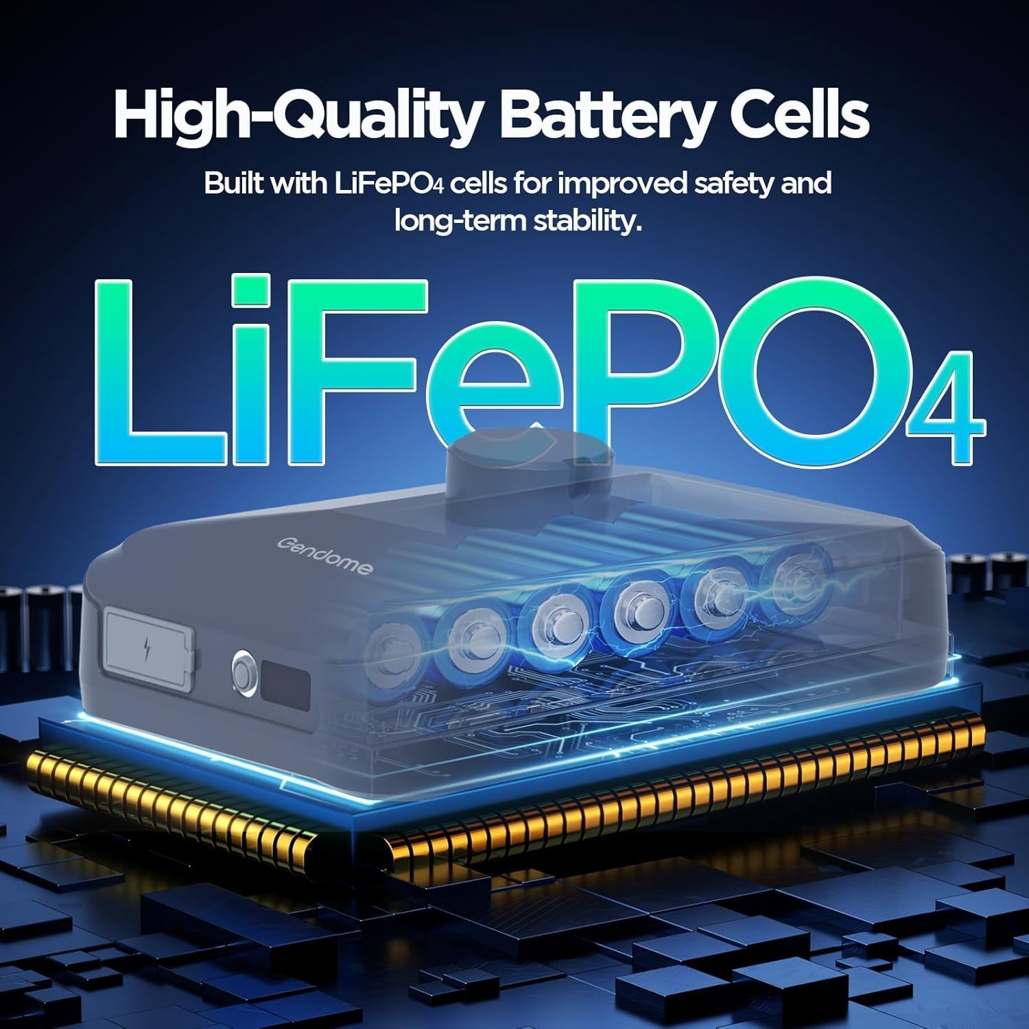288Wh LiFePO4 Battery Pack for Starlink Mini, StarGrid All-in-One Portable Power